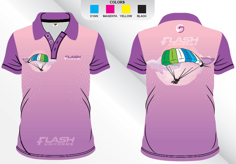 Custom Sublimated Polo Shirt SP30 - Flash Uniforms 